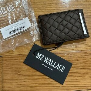 MZ Wallace New York Crosby slim wallet card holder NWT